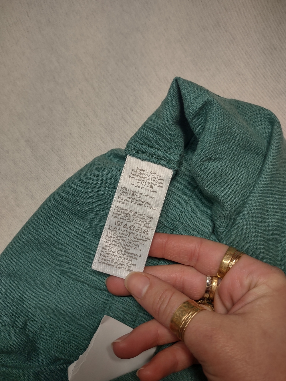 NWT J.Crew Beautifully Seaside Shorts| Linen Cotton Blend Oversized| Green| XS - Picture 6 of 9